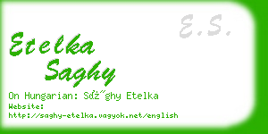 etelka saghy business card